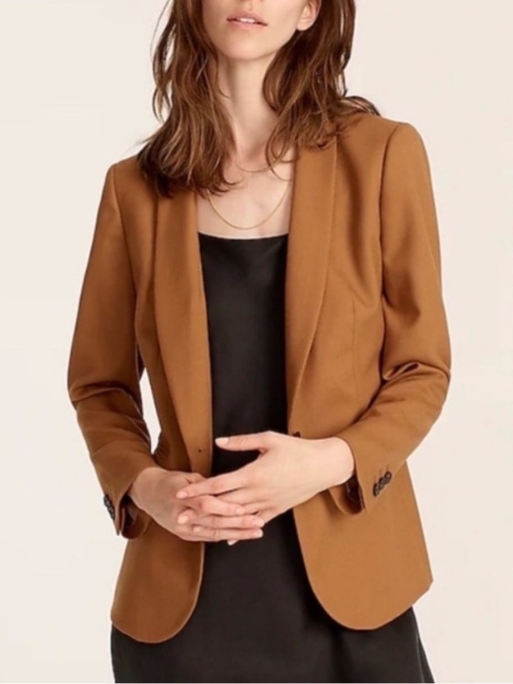 J. Crew Parke Blazer Camel Brown SZ 2